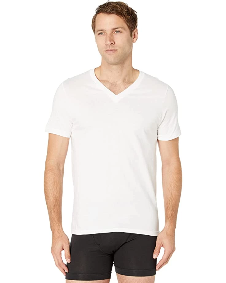 Jockey V-Neck T-Shirt 4-Pack | Shirts & Tops 4 Jockey V-Neck T-Shirt 4-Pack | Shirts & Tops - Image 2
