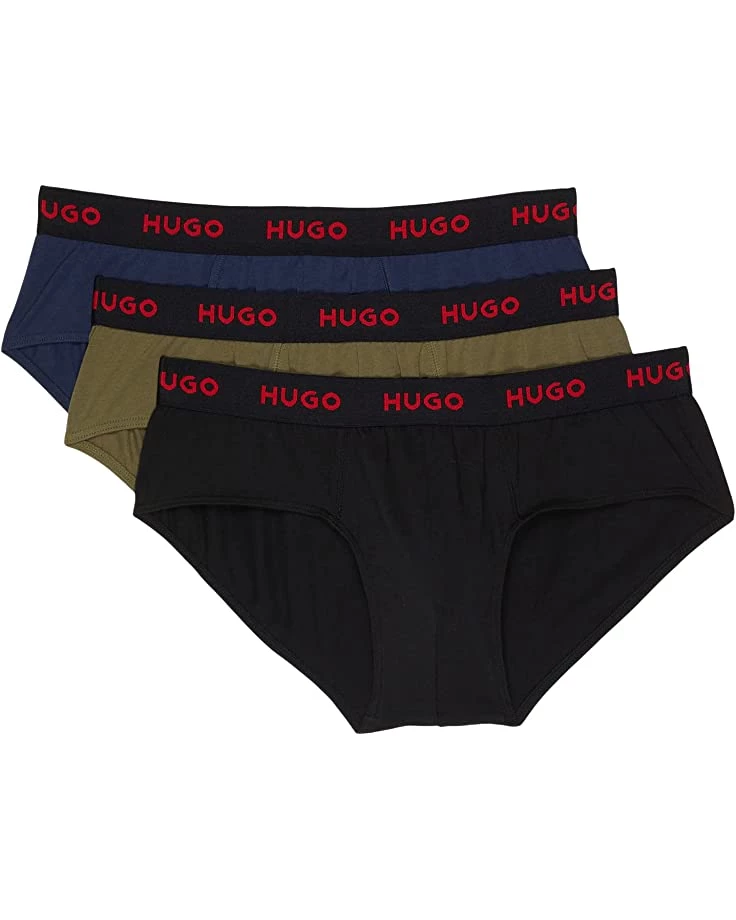 BOSS 3-Pack HUGO Hip Brief Triplet Pack | Underwear 3 BOSS 3-Pack HUGO Hip Brief Triplet Pack | Underwear