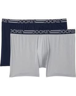 Jockey Active Micro Big Midway Boxer Brief 2-Pack | Underwear
