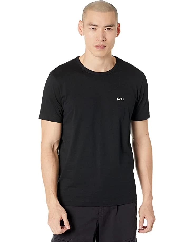 BOSS Tee Curved Regular Fit Jersey T-Shirt | Shirts & Tops 3 BOSS Tee Curved Regular Fit Jersey T-Shirt | Shirts & Tops