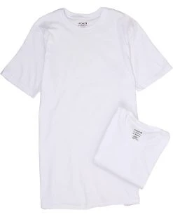 Jockey Tall Man Cotton Crew Neck 2-Pack | Shirts & Tops