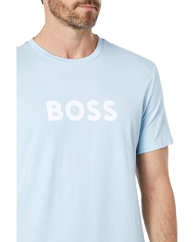 BOSS T-Shirt RN with Sun Protection | Swimwear 5 BOSS T-Shirt RN with Sun Protection | Swimwear - Image 3