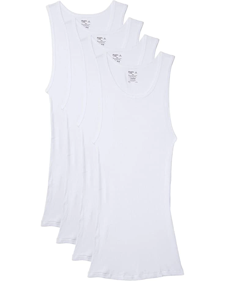 Jockey 4-Pack Classic Fit A-Shirt | Shirts & Tops 4 Jockey 4-Pack Classic Fit A-Shirt | Shirts & Tops - Image 2