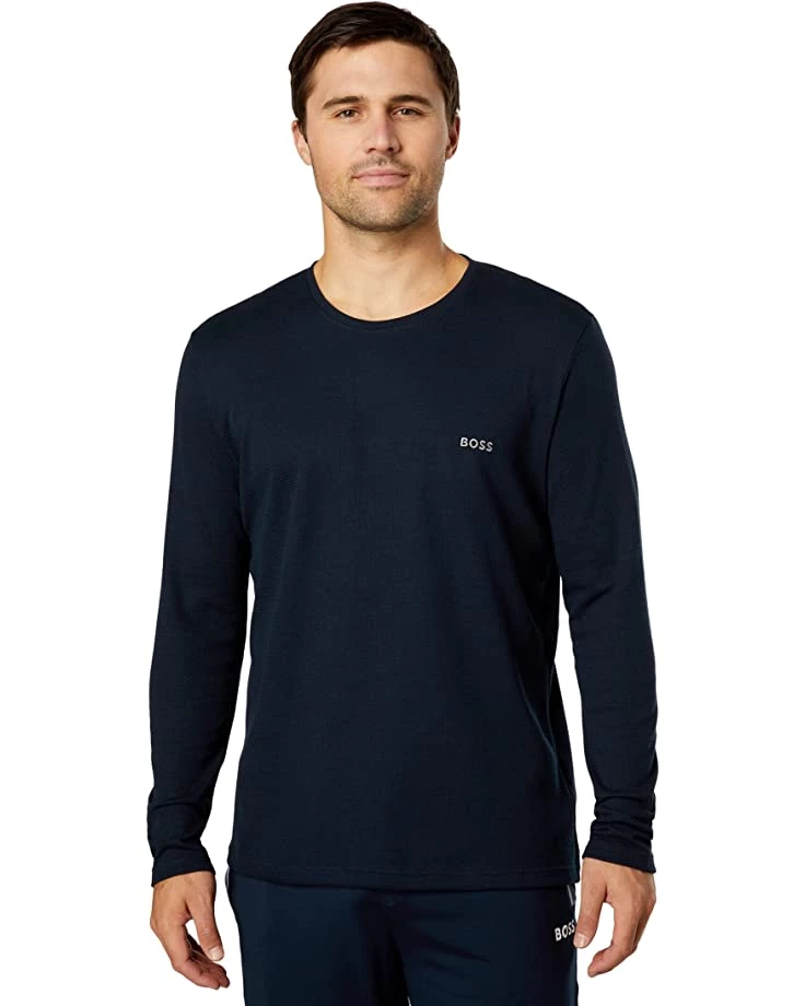 BOSS Waffle Long Sleeve Tee | Shirts & Tops 5 BOSS Waffle Long Sleeve Tee | Shirts & Tops - Image 3