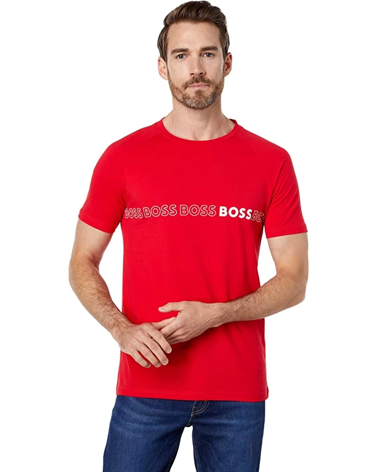 BOSS T-Shirt RN Slim Fit with Sun Protection | Swimwear 7 BOSS T-Shirt RN Slim Fit with Sun Protection | Swimwear - Image 5