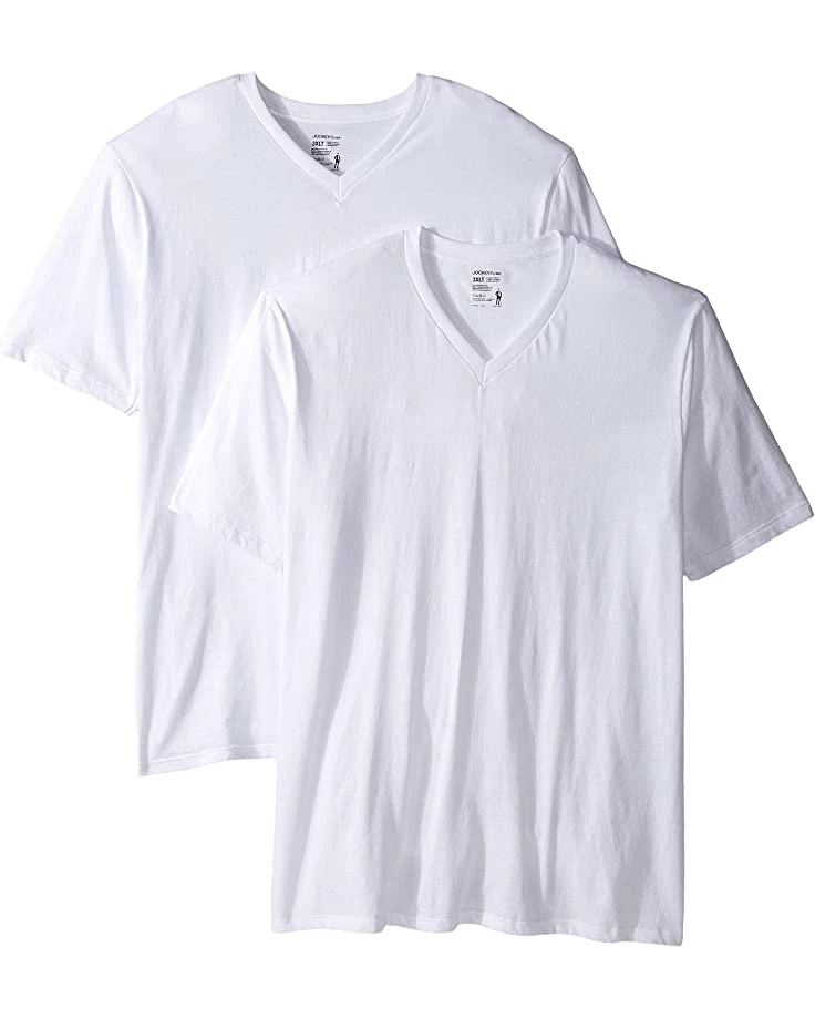 Jockey Tall Man Cotton V-Neck 2-Pack | Shirts & Tops 4 Jockey Tall Man Cotton V-Neck 2-Pack | Shirts & Tops - Image 2