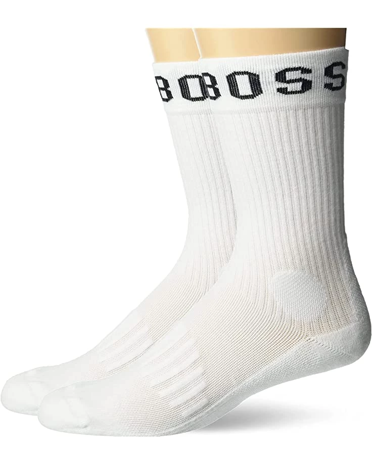BOSS Mens 2-pack Big Logo Crew Sock | Socks 3 BOSS Mens 2-pack Big Logo Crew Sock | Socks