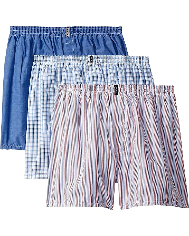 Jockey Classic Wovens Full Cut Boxer 3-Pack | Underwear 6 Jockey Classic Wovens Full Cut Boxer 3-Pack | Underwear - Image 4