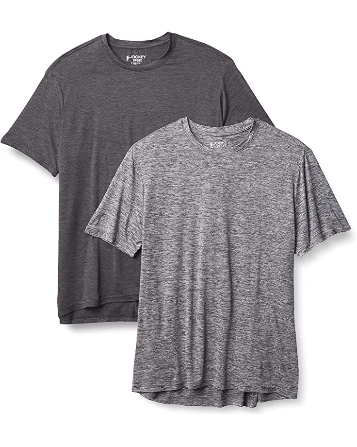 Jockey Men's Classic Short Sleeve Space Dye T-Shirt | Shirts & Tops 3 Jockey Men's Classic Short Sleeve Space Dye T-Shirt | Shirts & Tops